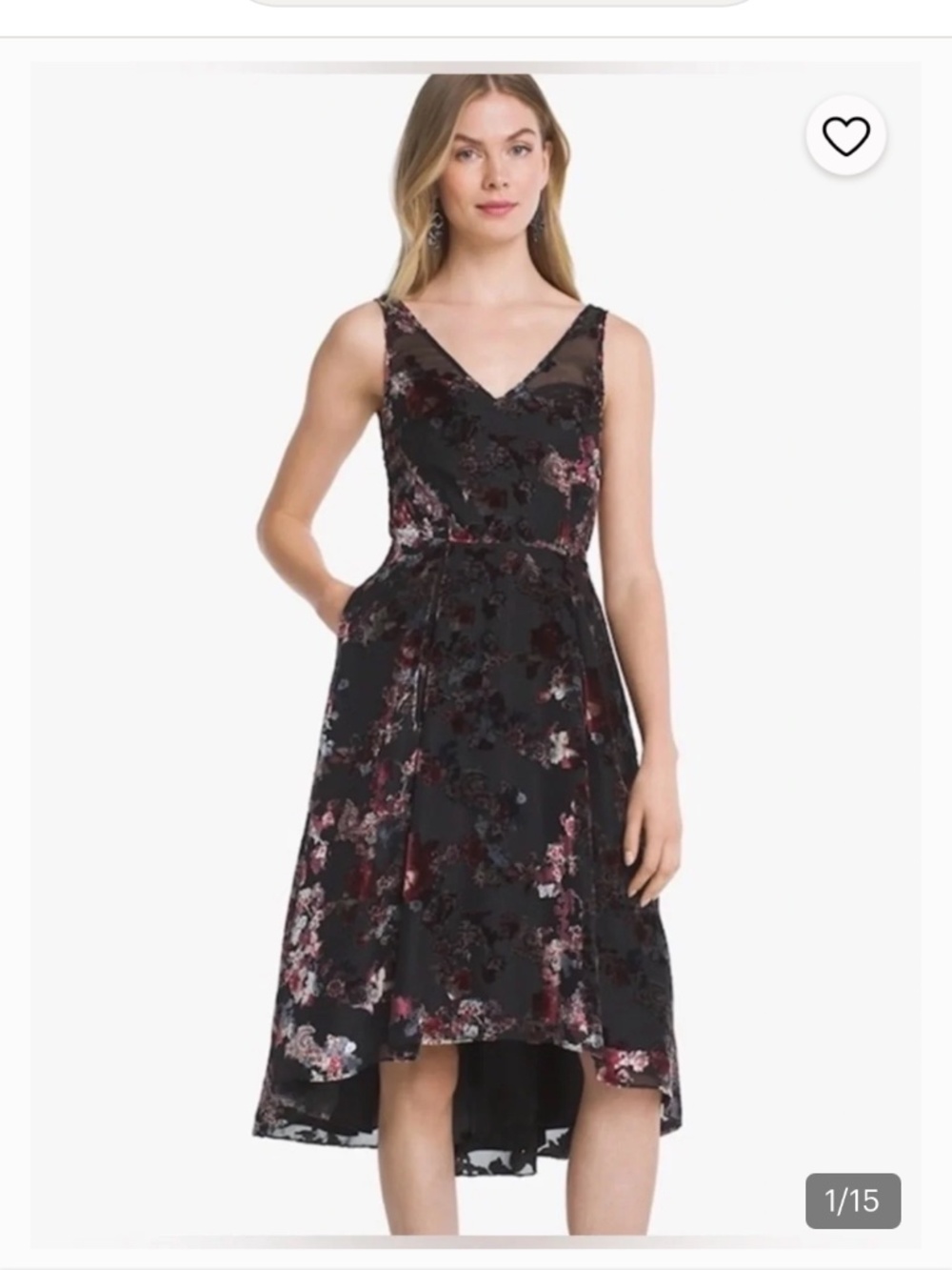 White House Black Market Cocktail Dress sz 10
